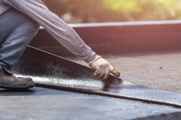Professional Crawl Space Encapsulation technician working in Haviland, NY